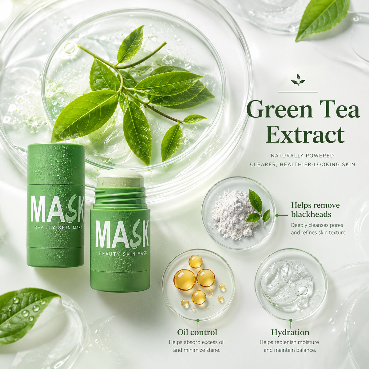 Skinova Green Tea Deep Cleanse Mask