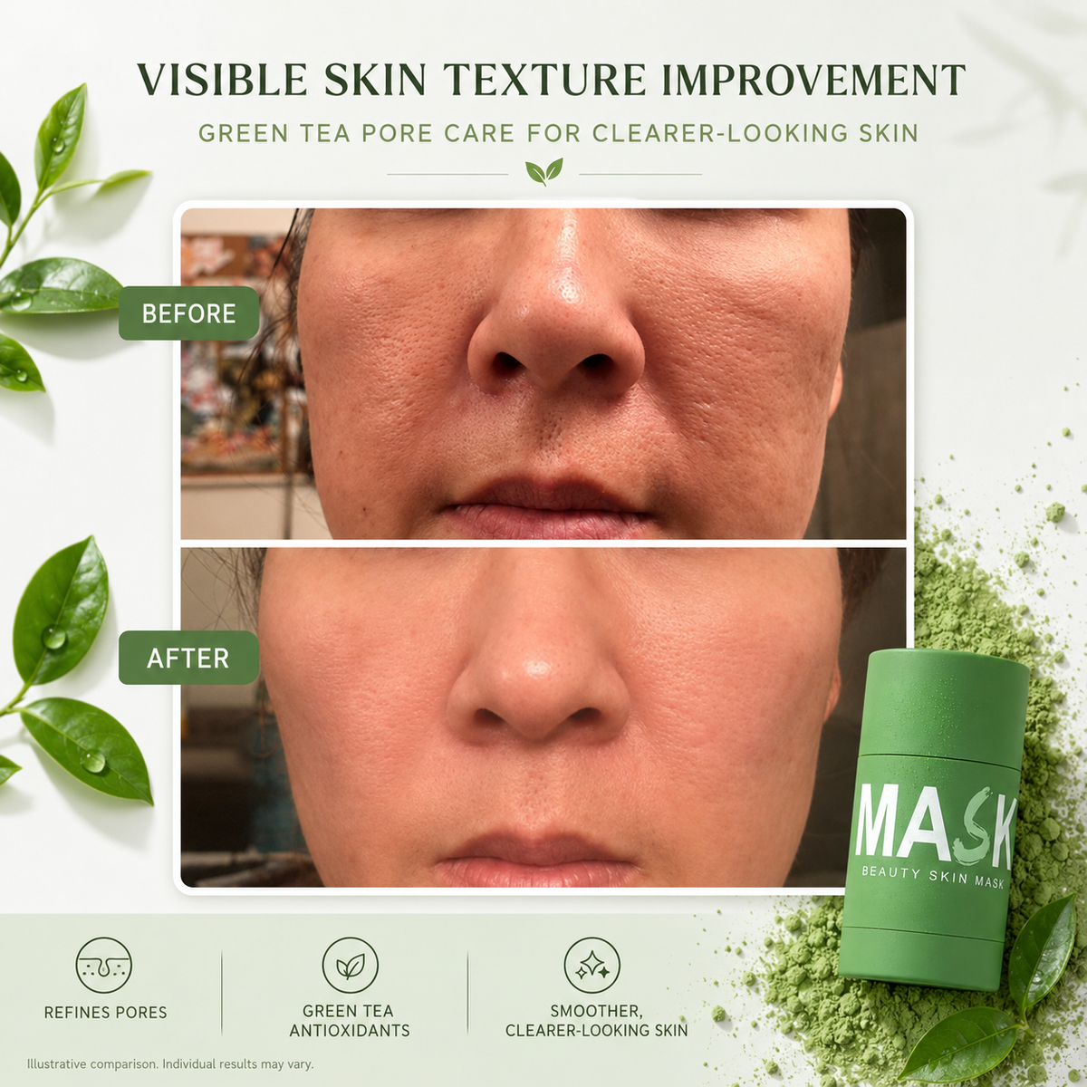 Skinova Green Tea Deep Cleanse Mask