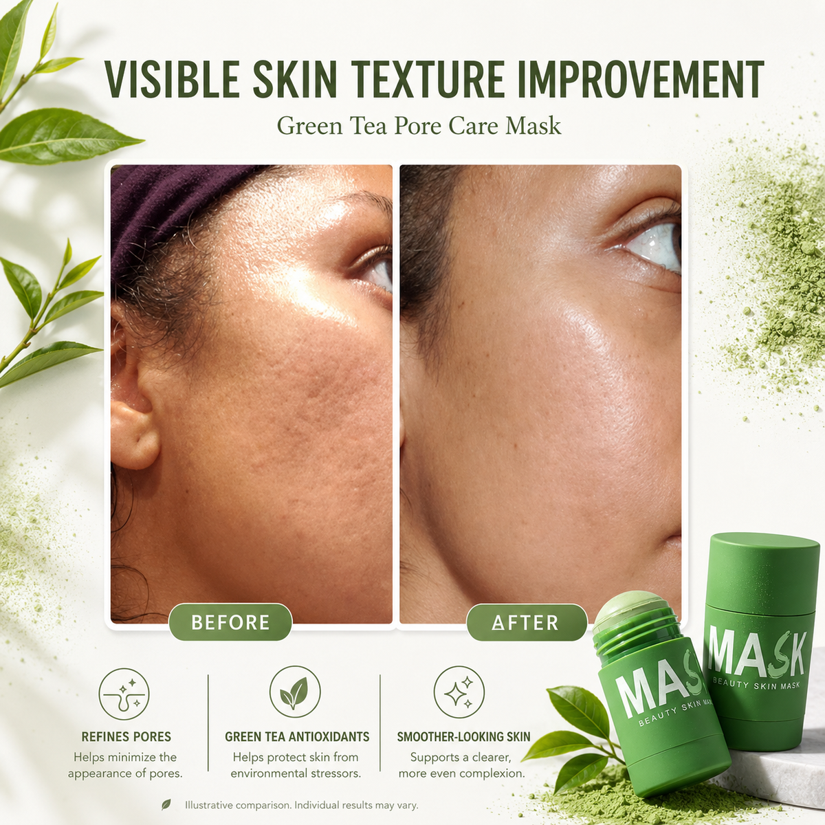 Skinova Green Tea Deep Cleanse Mask